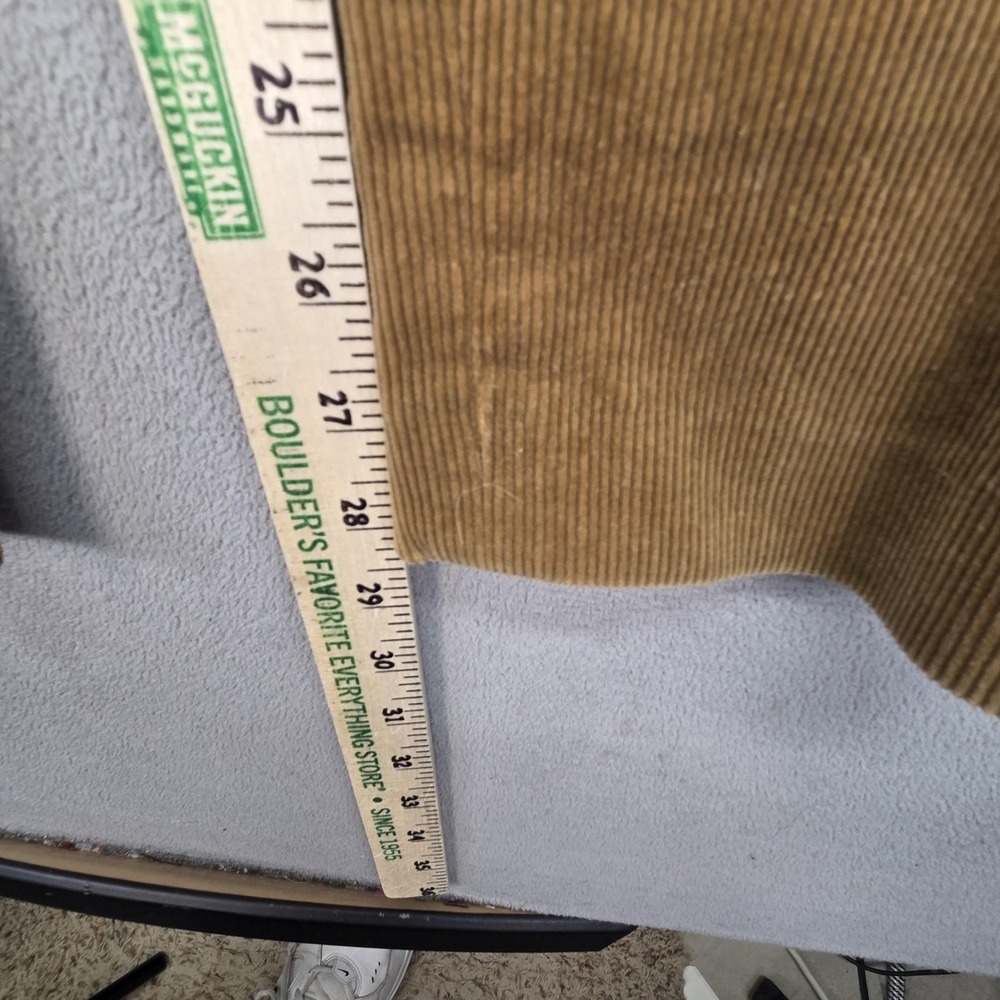 Ralph Lauren Pants Womens 6 Brown Corduroy Straight Leg Stretch Pockets - Picture 4 of 11